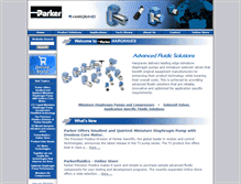 Tablet Screenshot of hargravesfluidics.com